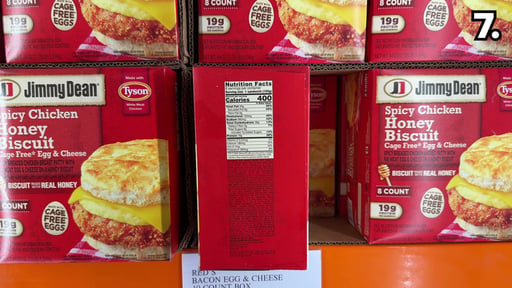 Jimmy Dean Spicy Chicken, Egg & Cheese Biscuit Sandwich, 8 Count
