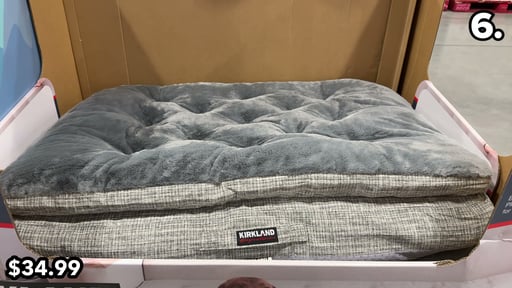 Kirkland Signature Gusseted Pillow Top Pet Bed