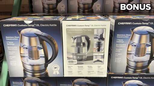 Chefman Custom Temp Digital Electric Kettle 1.8L