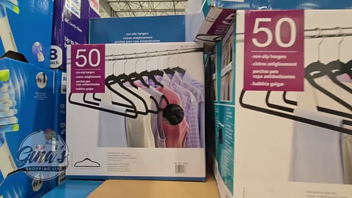 Flocked Non-Slip Hangers 1/8" Wide - 50 Pack