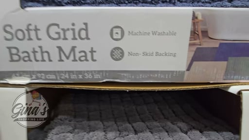 Devgiri Multineedle Grid Bath Mat