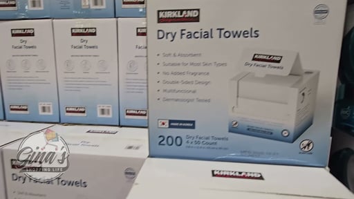 Kirkland Signature Daily Dry Facial Towel 4 PK 50 CT