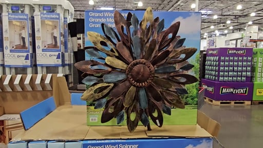 Stylecraft Two-Tone Metal Large Wind Spinner