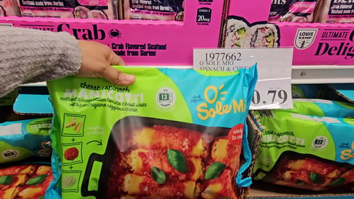 O'Sole Mio Spinach & Cheese Manicotti