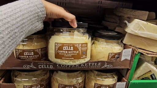 Cello Copper Kettle Shaved Parmesan Cheese