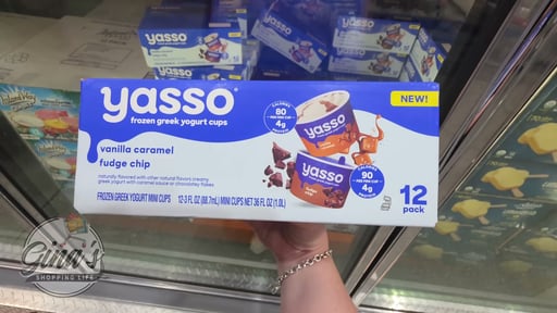 Yasso Vanilla Caramel & Fudge Chip Frozen Greek Yogurt Mini Cups, 12 CT