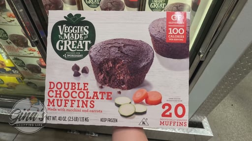 Garden Lites Chocolate Veggie Muffin 20 Count Box