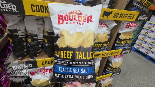Boulder Canyon Beef Tallow Classic Sea Salt Kettle Style Potato Chips, 22 oz