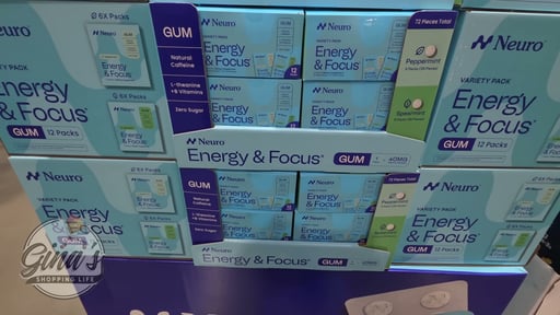 Neuro Energy & Focus Gum, Mint Variety Pack — Peppermint & Spearmint, 12 Packs