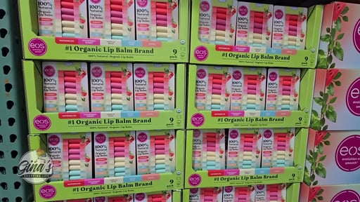 eos Natural USDA Organic Lip Balm, 9 Sticks Assorted Flavors