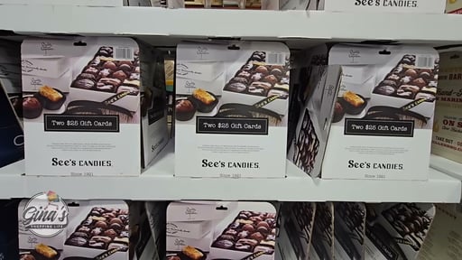 See's Candies Gift Cards, Two $25 Gift Cards ($50 Value), Non-Refundable