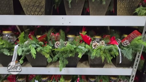 Holiday Greens Centerpiece