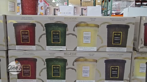 Bellevue Luxury Fall Candles 12 oz, 4-Pack