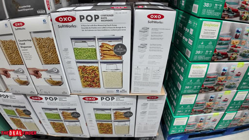 OXO SoftWorks 4-Piece POP Container Set with Cup and Scoop