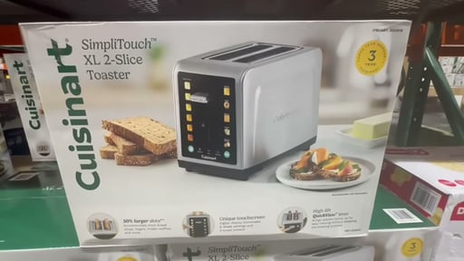 Cuisinart SimpliTouch XL Color Touchscreen 2-Slice Toaster