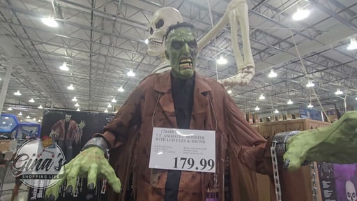 7.5' Animated Monster with LCD Eyes & Sound