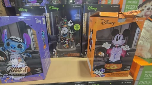 Disney Halloween 16" Lantern with Spinning Glitter