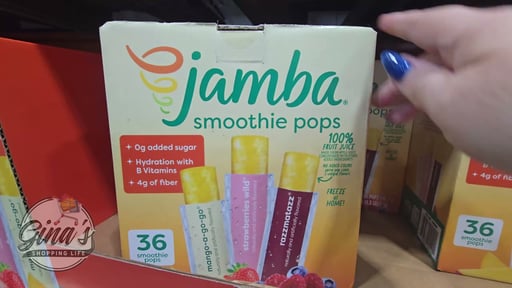 Jamba Smoothie Pops Variety, 36 Pack, 2 oz Each