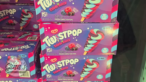Twistpop Berrylicious Frozen Fruit Pops, 15 CT