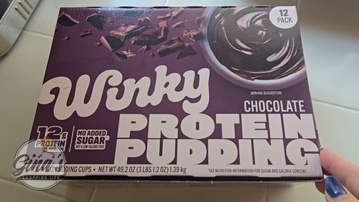 Winky's Chocolate Protein Pudding, 12-Pack (4.1 oz Cups)