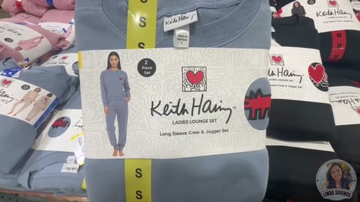 Keith Haring Women's Crew & Jogger Lounge Set