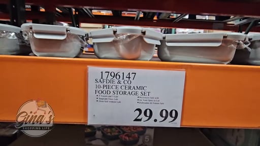 Safdie & Co 10-Piece Ceramic Food Storage Set