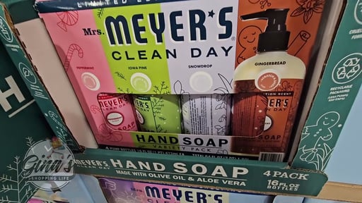 Mrs. Meyer's Holiday Hand Soap 4-Pack, 16 fl oz