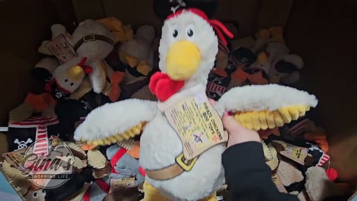 Delca Pirate Chicken Dog Toy
