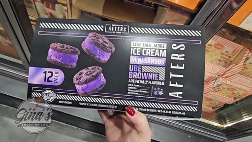 Afters Ice Cream Ube Brownie Mini Sando 12 / 3.72 oz