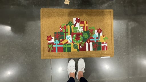 Mohawk Holiday Faux Coir Mat, 24 x 36 Inches