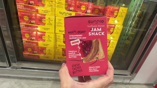 SUNNIE DIPPERS SUNFLOWER BUTTER + JAM 4/3 OZ