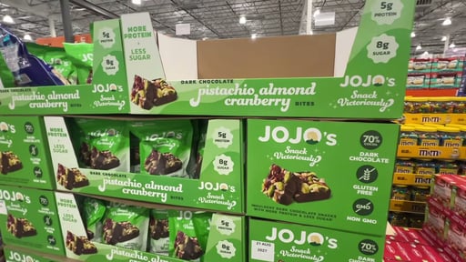 JOJO's Organic Dark Chocolate Pistachio, Almond & Cranberry Bites, 14.4 oz