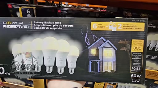 Globe Electric Power Outage 60W Bulb 6-Pack