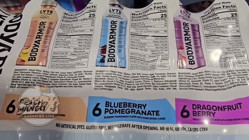 BODYARMOR Lyte Variety Pack 18/20 Ounce Bottles