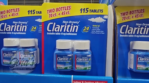 Claritin 24-Hour 10mg Tablets, 115 Count