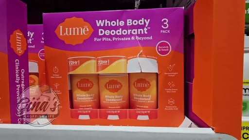 Lume Whole Body Deodorant, 3-Pack, 2.6 oz