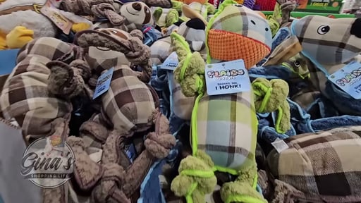 Happy Tails Jumbo Plaid Dog Toy