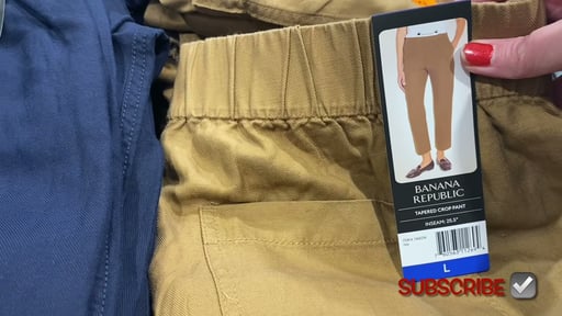 Banana Republic Tapered Crop Pant