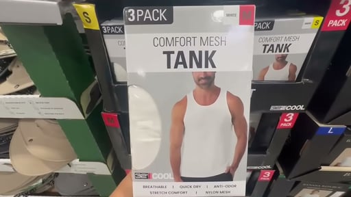 32 Degrees Comfort Mesh Tank Top 3 Pack