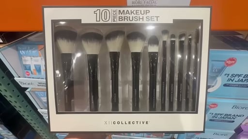 XII Collective 10-Piece Makeup Brush Set