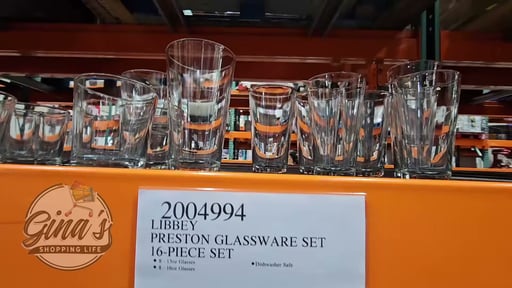 Libbey Preston Flare 16-Piece Tumbler and Rocks Glass Set
