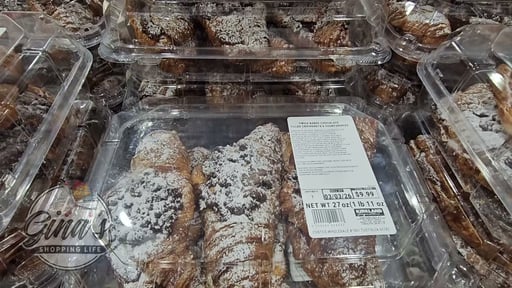 Twice Baked Chocolate Filled Croissants, 6 Count