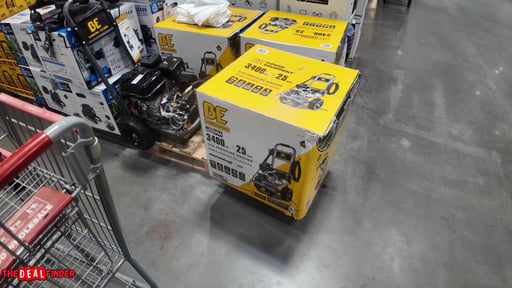 BE Power Equipment Gas Pressure Washer 3400 PSI 2.4 GPM 223CC