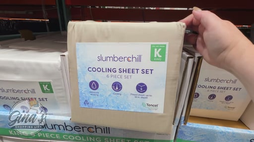 Slumber Chill Cooling Sheets 6-Piece King Size