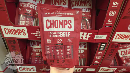 Chomps Grass-Fed Smokey BBQ Beef Sticks