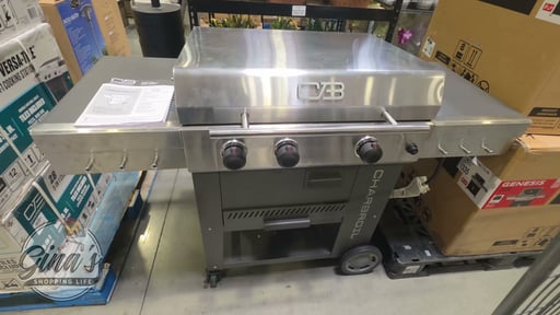 Char-Broil Versa-Tile 28" 3-Burner All-in-One Cooking Station Gas Griddle Grill