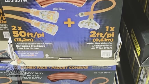 Prime 50ft Extension Cord 2PK
