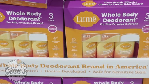 Lume Whole Body Deodorant, 3-Pack, 2.6 oz
