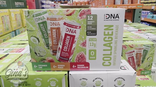 Hydra DNA Sparkling Collagen Infused Drink 12/12 OZ