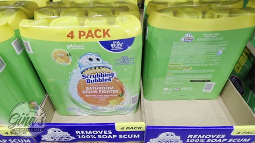 Scrubbing Bubbles Bathroom Grime Fighter, 4 Pack, 25 Ounces Each
